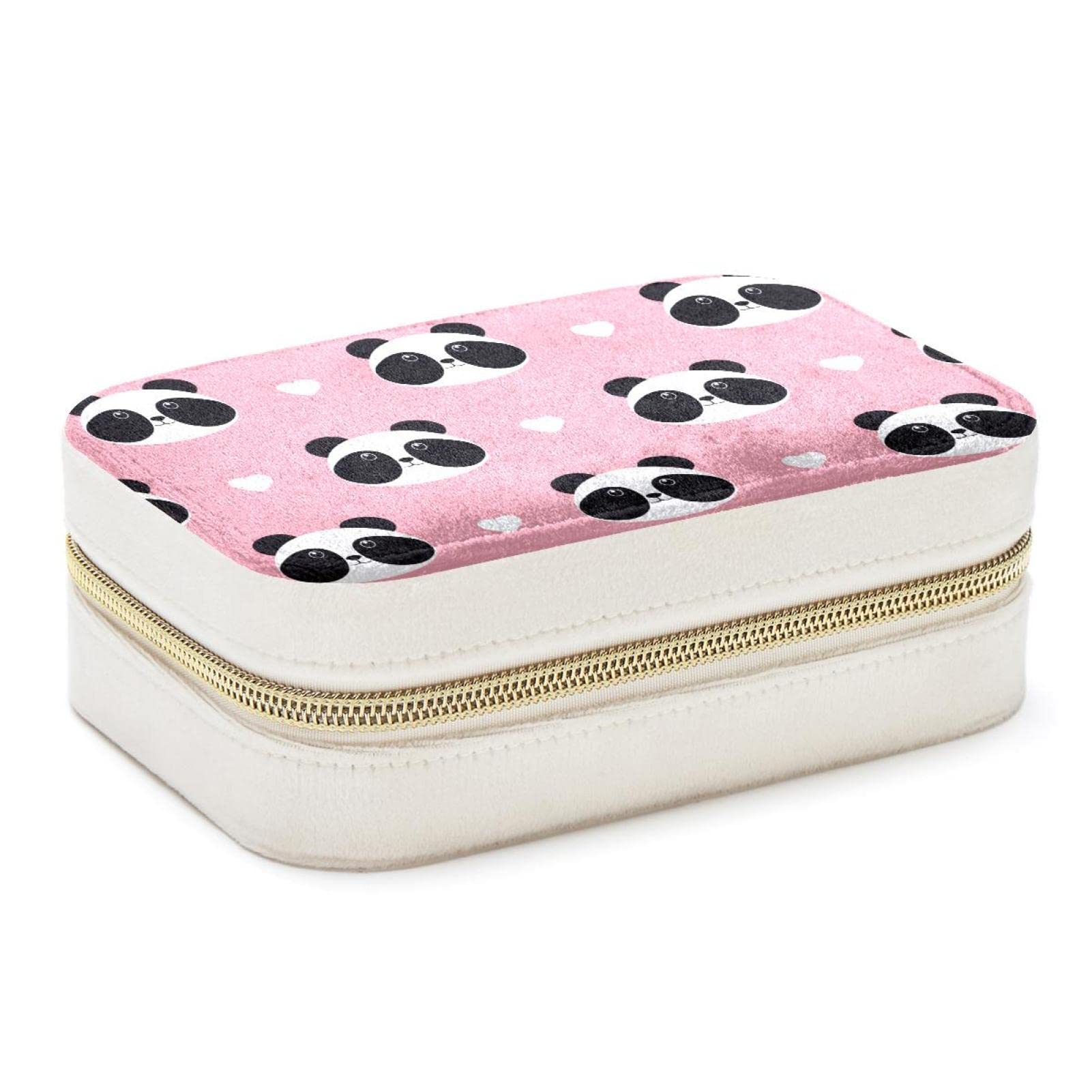 Boîte à bijoux panda rose le cadeau parfait pour ranger les colliers et bagues des filles