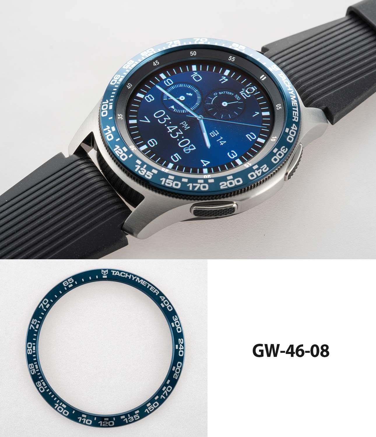 Ringke Bezel Styling for Galaxy Watch 46mm / Gear S3 Frontier \u0026 Classic,  Bezel Ring Case Adhesive Cover Anti Scratch Protection for Galaxy Watch  Accessory [Aluminium] GW-46-08 : Amazon.co.uk: Electronics \u0026 Photo