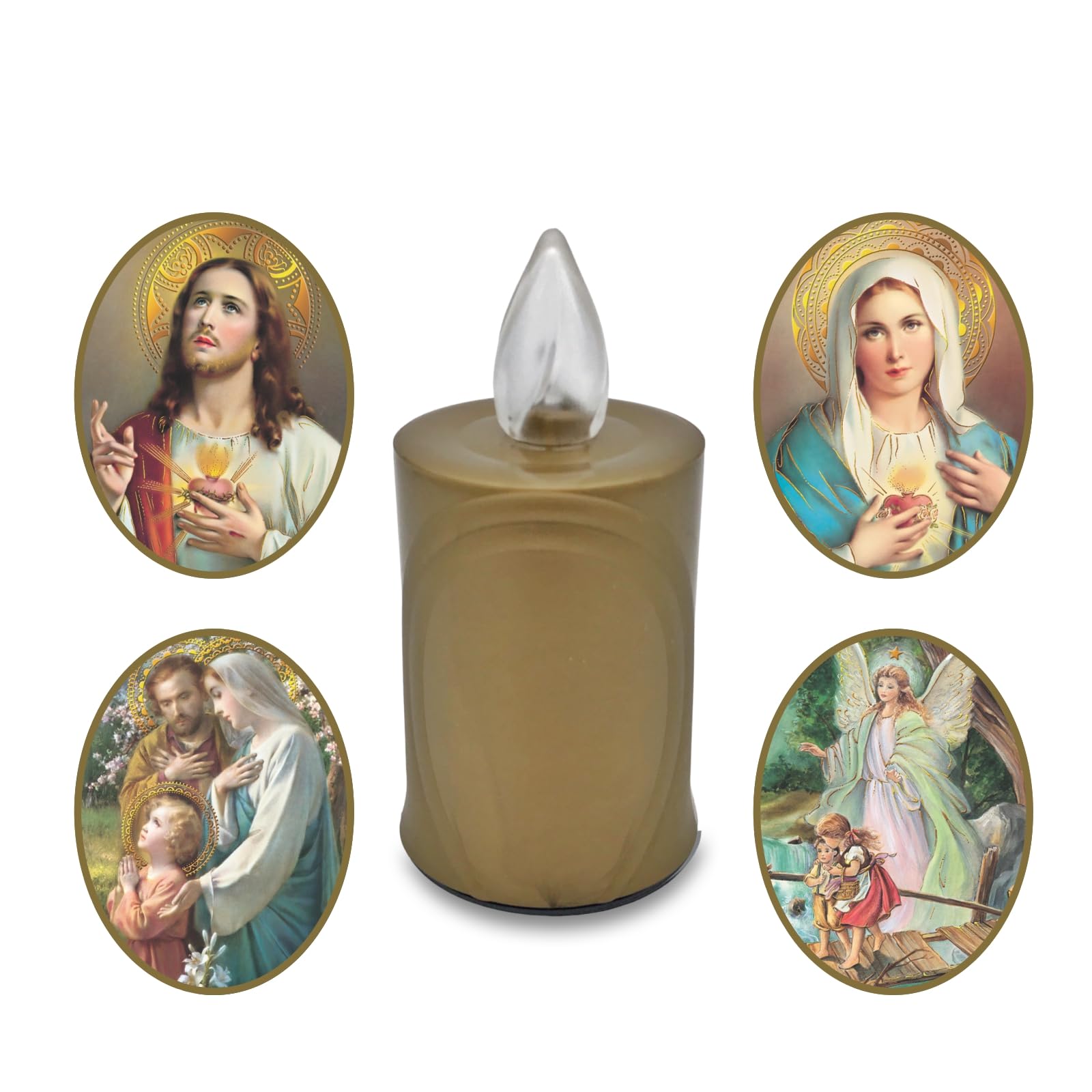 AROBA LED Grave Candle Mourning Light, Flickering Effect Like Real Candle, Long Burning Time up to 120 Days