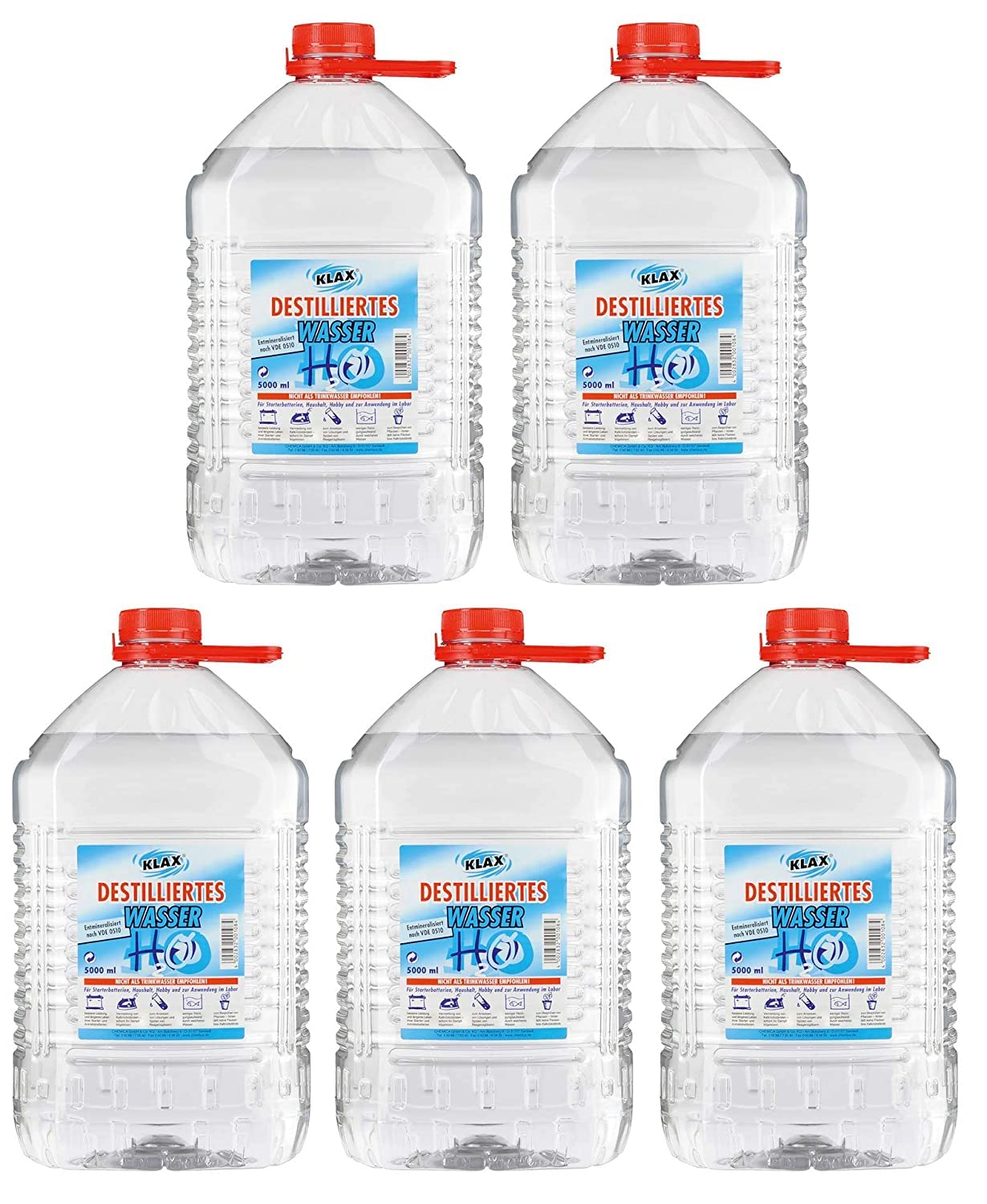 25 litres d'eau distillée + 1 chiffon en microfibre gratuit