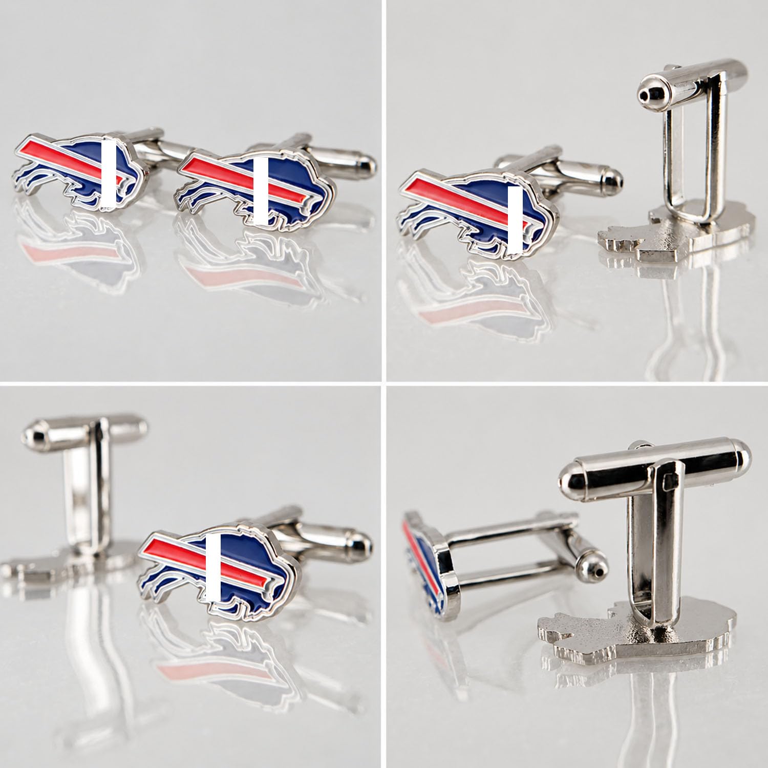 Gemelos Buffalo en Estuche, Regalo para Fans del Fútbol Americano