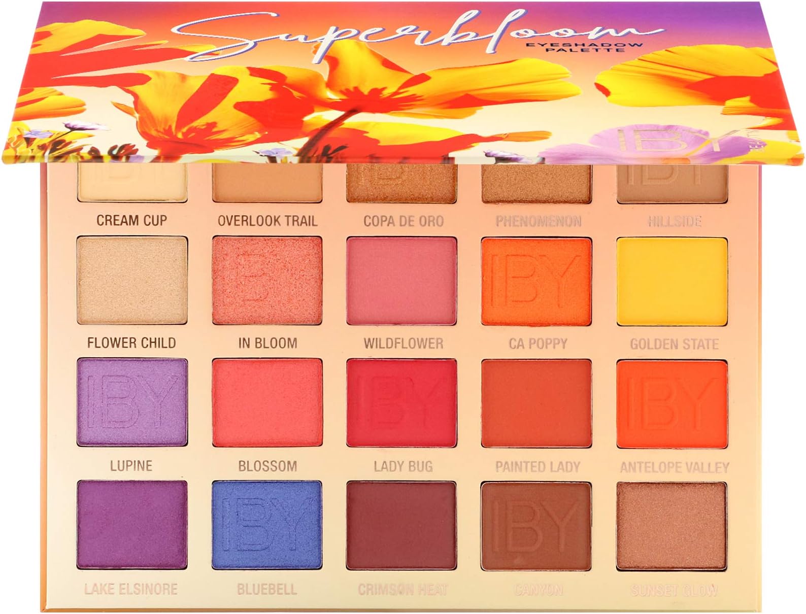 IBY Beauty, Eyeshadow Palette Super Bloom, 1 Count