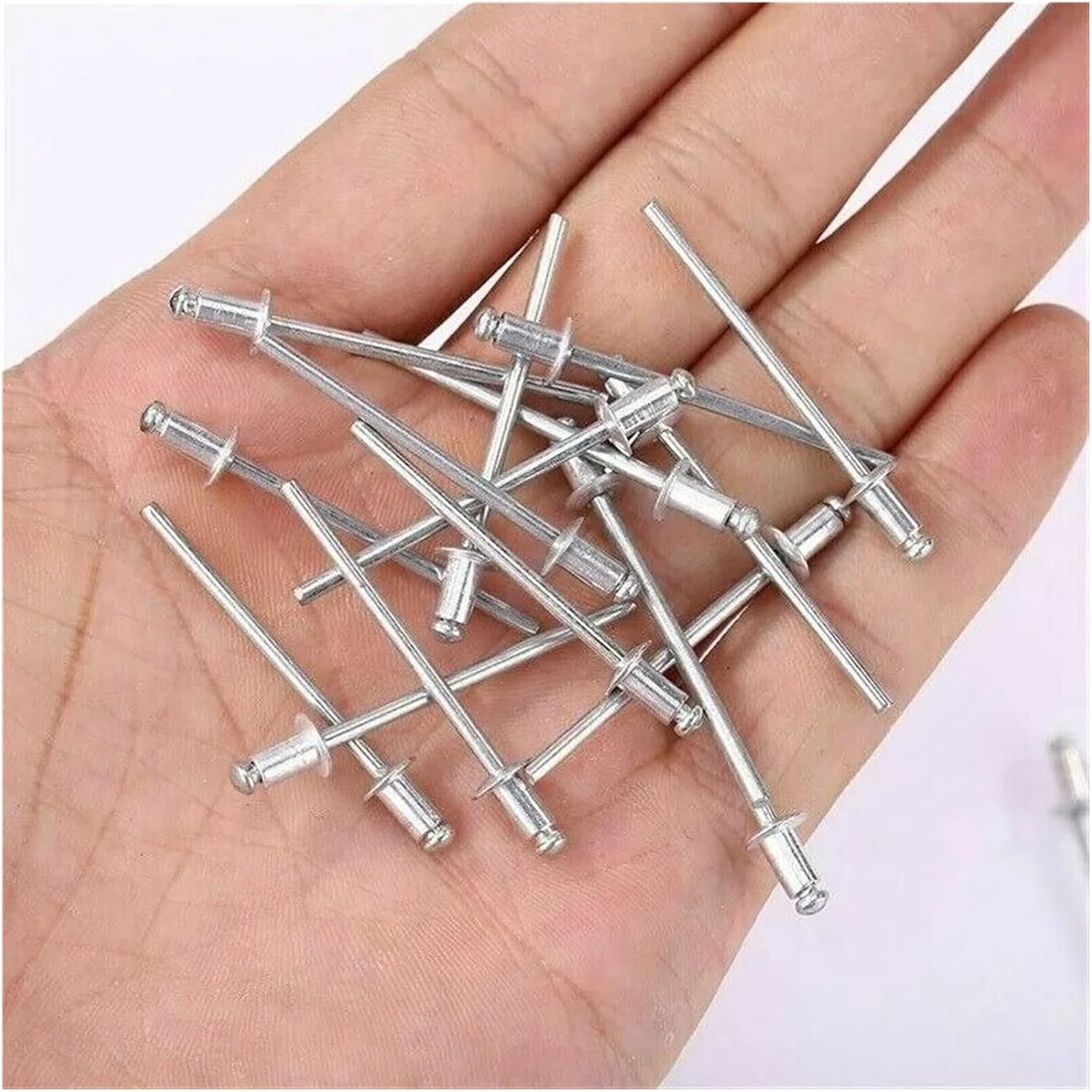 660pcs 3.2/4/4.8mm Aluminum Dome Head Blind Rivet Round Head Pull Rivet Decoration Nail Rivet Exhaust Rivet Pop Pull Rivet