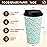 YEEHAW 16 oz Coffee Cups with Lids 100 Pack, Green Disposable Paper Coffee Cups with Lids, To Go Cup with Lid