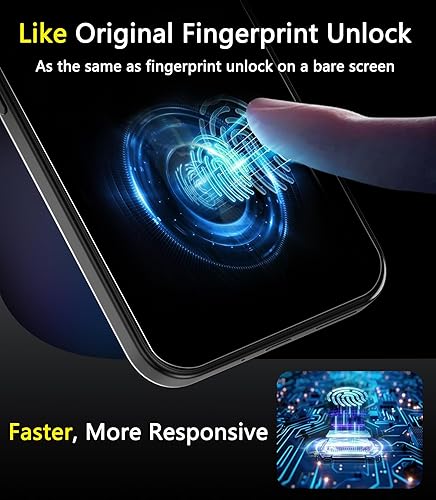 Miniatura 30 de Ferilinso Protector de pantalla diseñado para iPhone 13 Mini, paquete de 3 unidades de vidrio templado HD con 2 protectores de lente de cámara