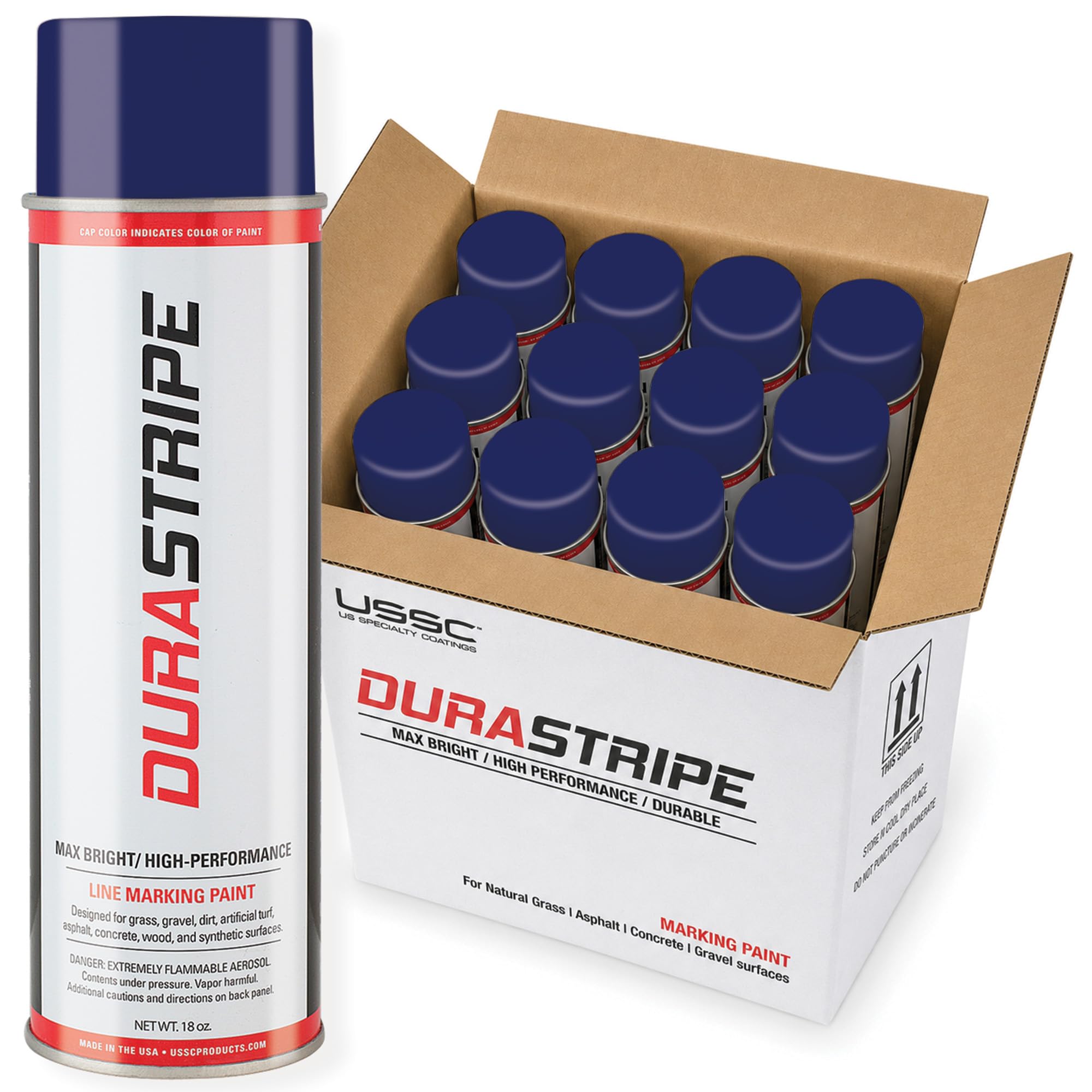 Athletic Field Marking Paint (Navy Blue) 12-18oz Cans Per Case