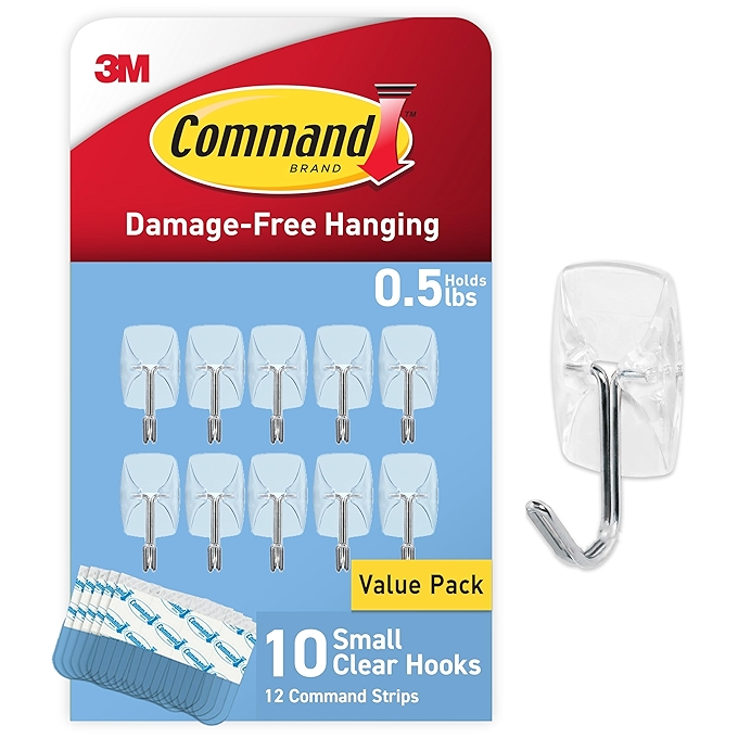 无痕挂钩，适用于墙壁装饰的轻巧挂钩