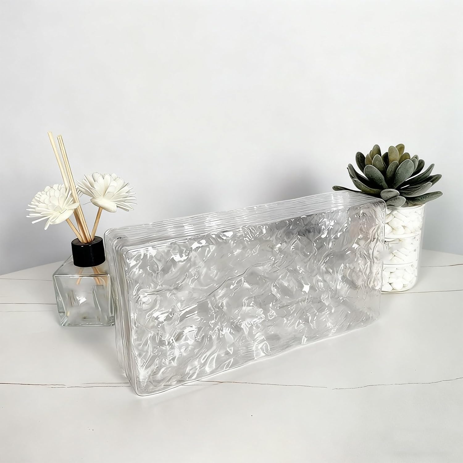 5PCS Clear Acrylic Wall Tiles, Portable Acrylic Room, A