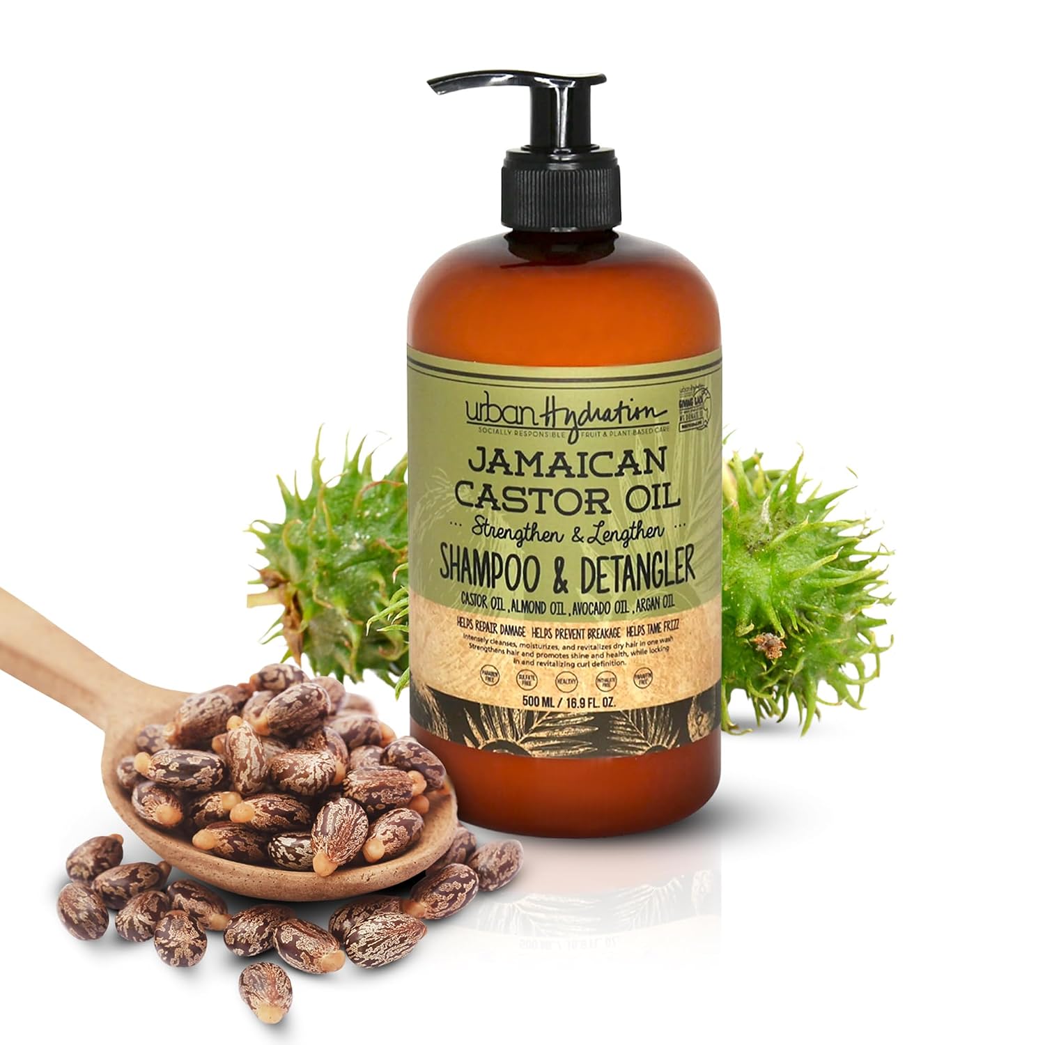 Urban Hydration Jamaican Castor Oil Shampoo | Hydrating Cleanser