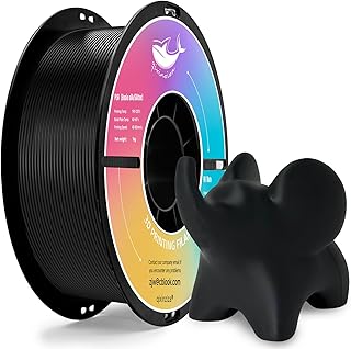 qixinziza PLA Plus Filament 1.75mm, Neatly Wound 3D Printer Filament 1kg Spool (2.2lbs), Dimensional Accuracy +/- 0.02 mm, Fit Most FDM 3D Printers (PLA+ Black)