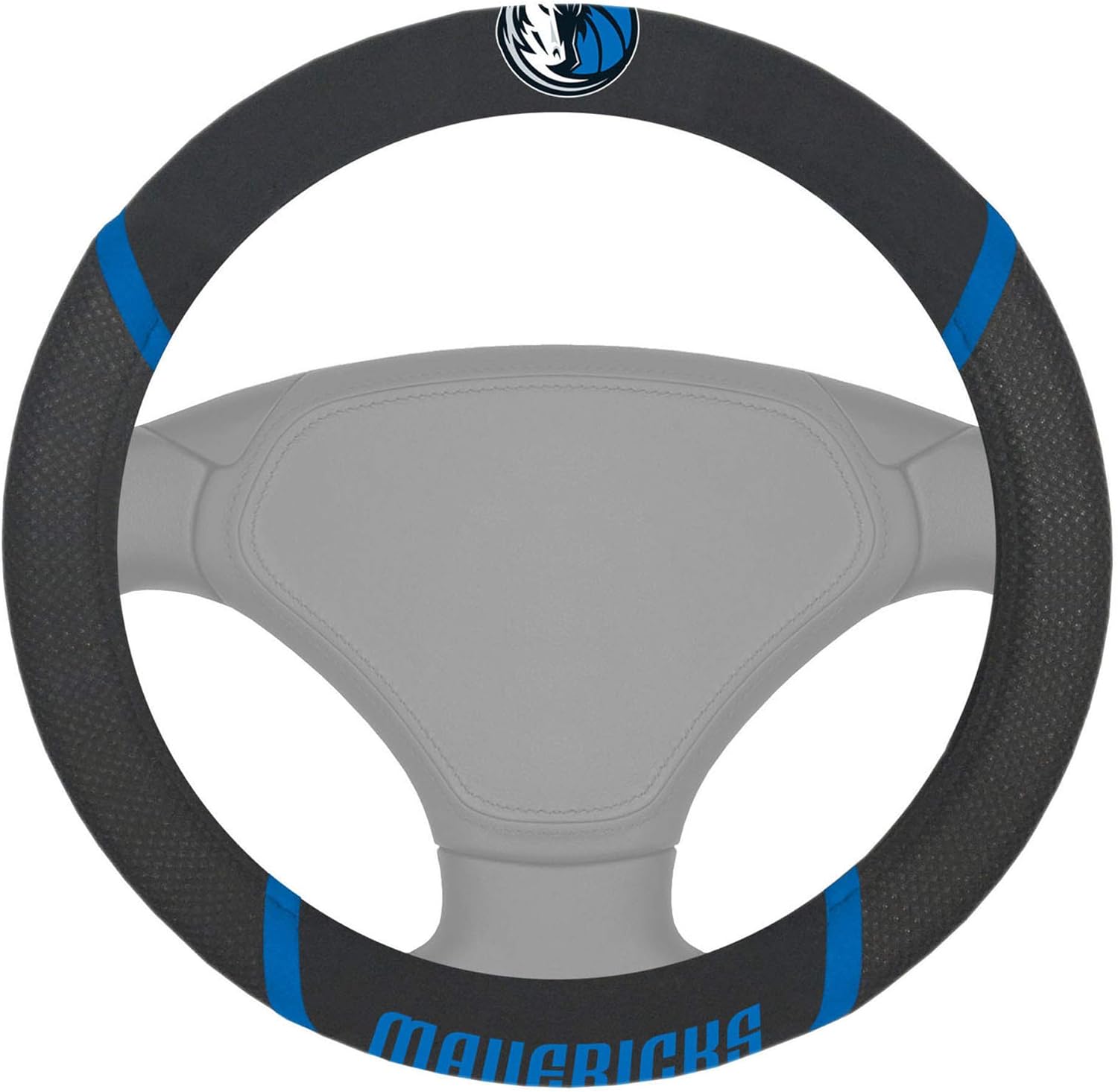 FANMATS Null Unisex-Adult Embroidered Steering Wheel Cover