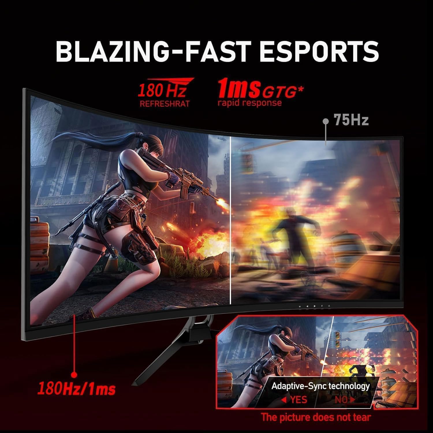 Amazon.co.jp: ZZA UltraWide 34インチ カーブモニター 1500R PC