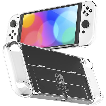 Amazon.com: RHOTALL Transparent Case for Nintendo Switch OLED, Clear ...