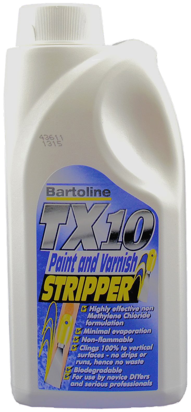 Bartoline55878776 TX10 Paint & Varnish Stripper-1 Litre