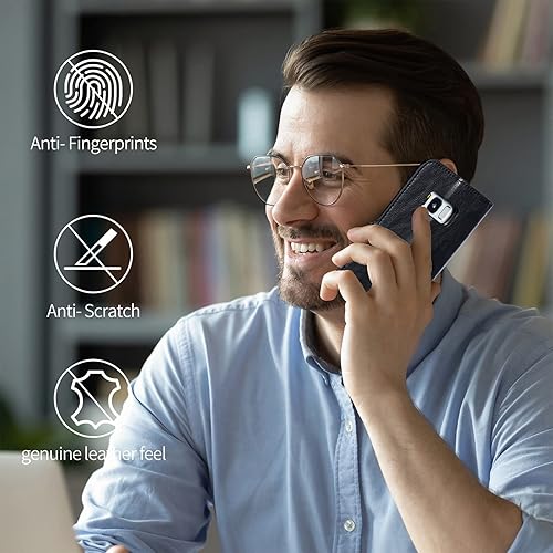 Miniatura 5 de LMDAMZ Funda tipo cartera para Galaxy Note 10 PlusNote10+ de 6.8 pulgadas 3+ ranuras para tarjetas Bolsa de transporte para tarjetas de visita con