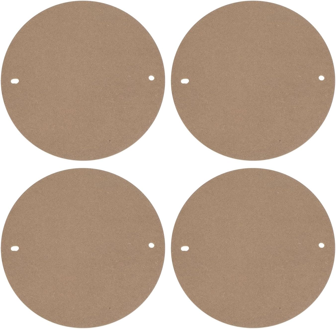 4 Pack 12" Pottery Wheel Bat, 1/3" Thick Round Pottery Bat System, Pre Pin Holes 10" Apart for All Standard Pottery Wheels