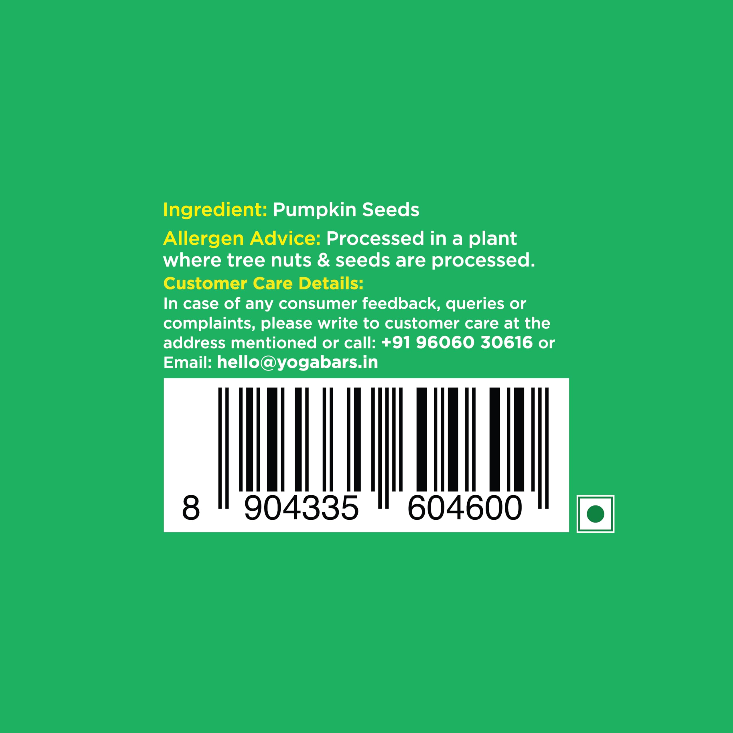 Yogabar Pumpkin Seeds Unroasted Rich in Protein and Fiber Superfood - 500g - Pumpkin Seeds for Eating 2