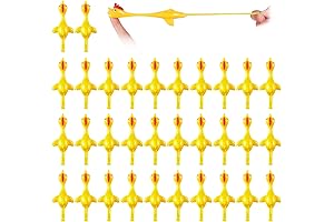 Sumind 32-Piece Chicken Slingshot Catapult Game: Entertainment for Easter and Christmas