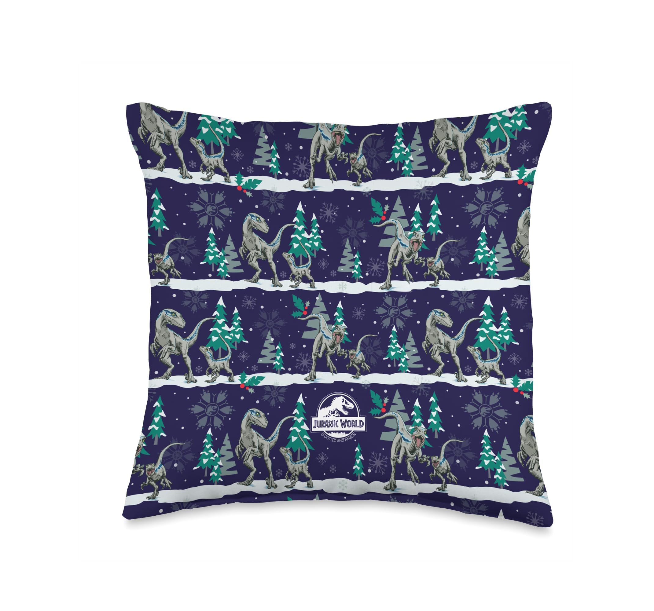 Coussin Jurassic World Blue The Raptor idée cadeau anniversaire passionné dinosaure