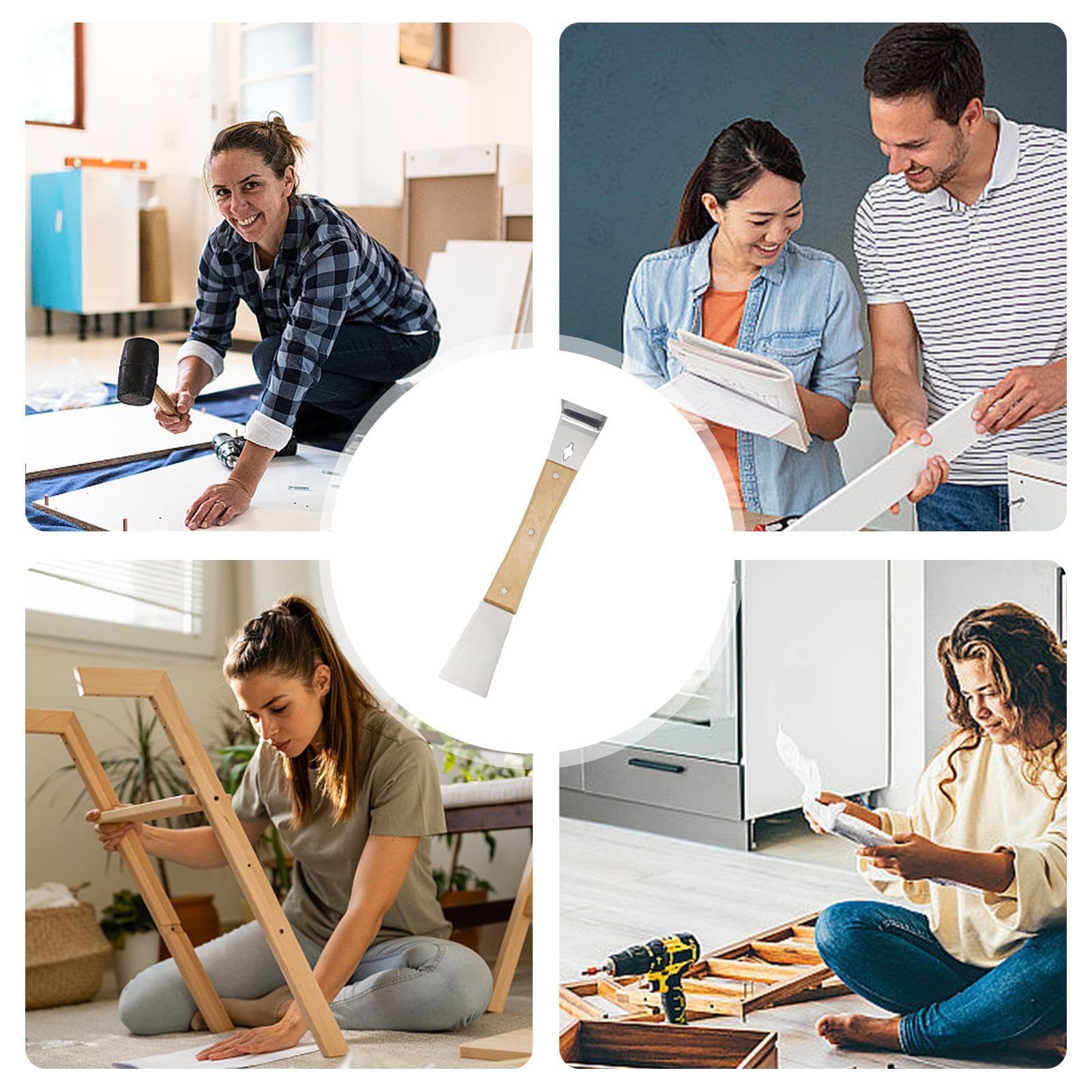 Grattoir à Ruche Multifonctionnel Outil De Ruche D'abeille En Acier Inoxydable Équipement De Grattoir De Levage De Cadre D'apiculture Avec Poignée En