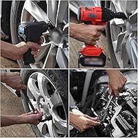 Vista 7 de Enchufe de impacto profundo de 1/2" x 19 mm de 6 PT, CR-MO, enchufe de tuerca de eje de 1/2 pulgada de 6 puntos para fácil remoción de tuercas