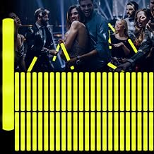 48Pack LED Glow Foam Sticks Bulk,Light Up Glow Sticks with 3 Flashing Modes,Yellow Glow Wands Party Pack,Glow In The Dark Party Supplies for Halloween,ThanksGiving Day,Christmas,Birthday