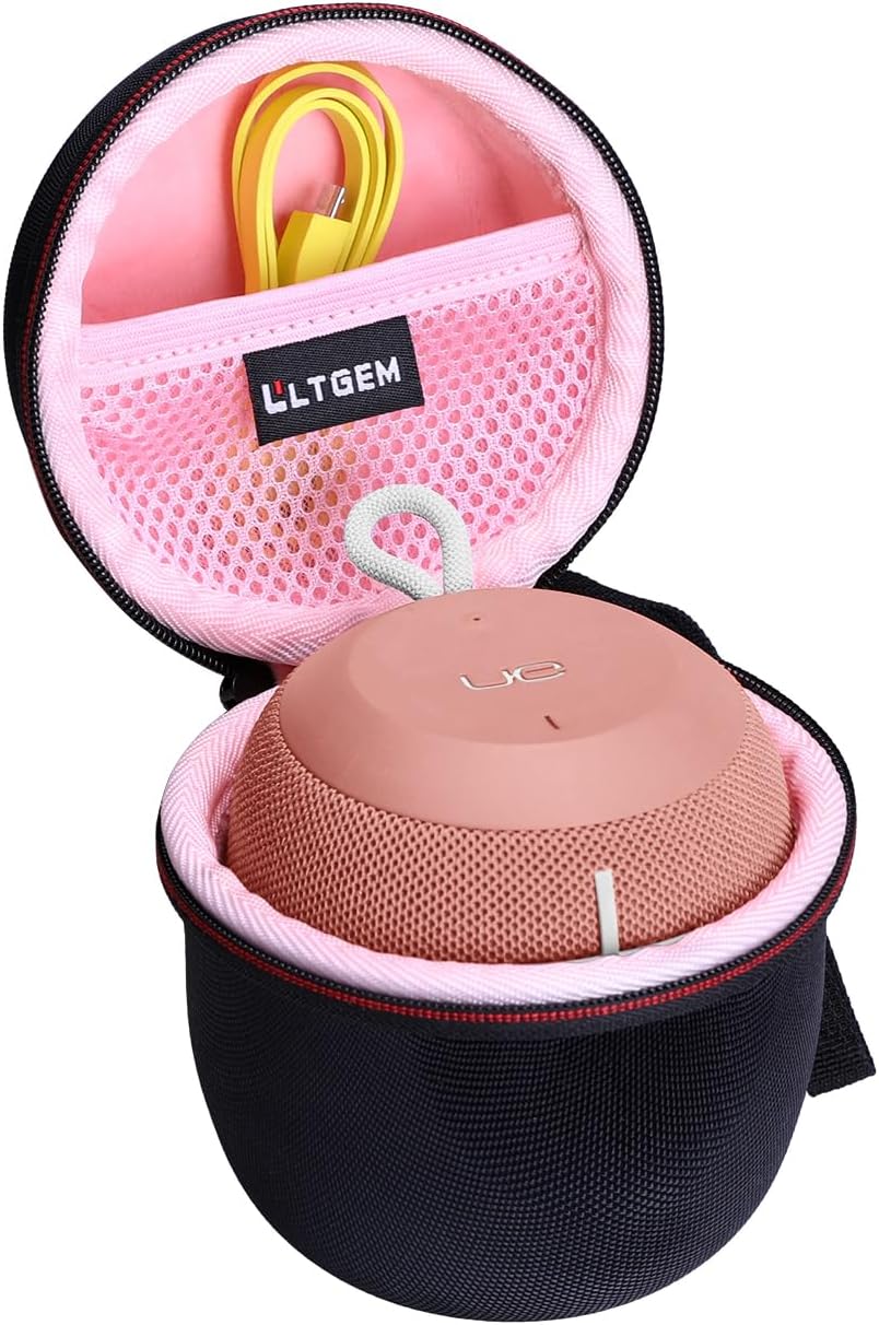 LTGEM Case Compatible with Ultimate Ears WONDERBOOM 4/3 / 2 Portable Waterproof Speaker, Pink