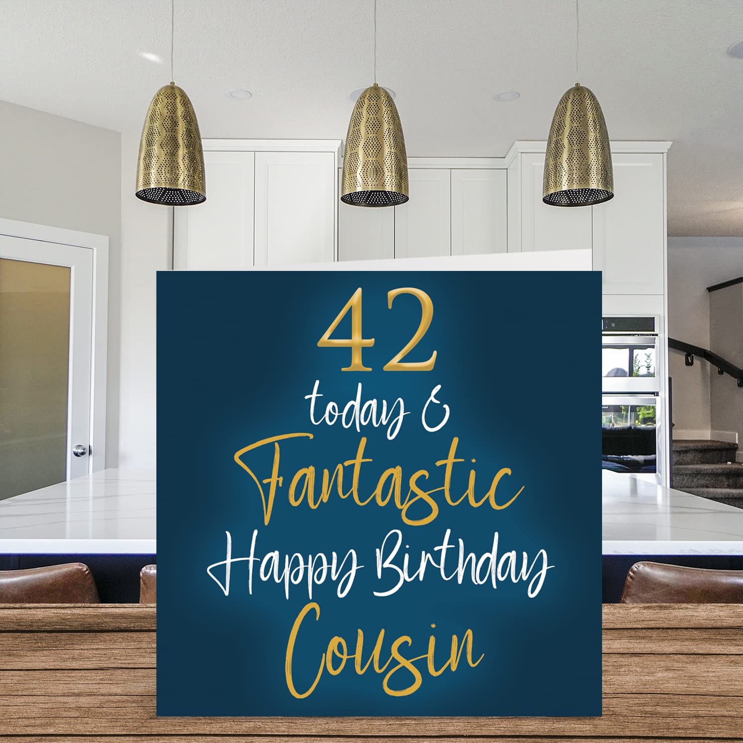42ème Carte D'anniversaire Cousin - Fantastique - Carte D'anniversaire