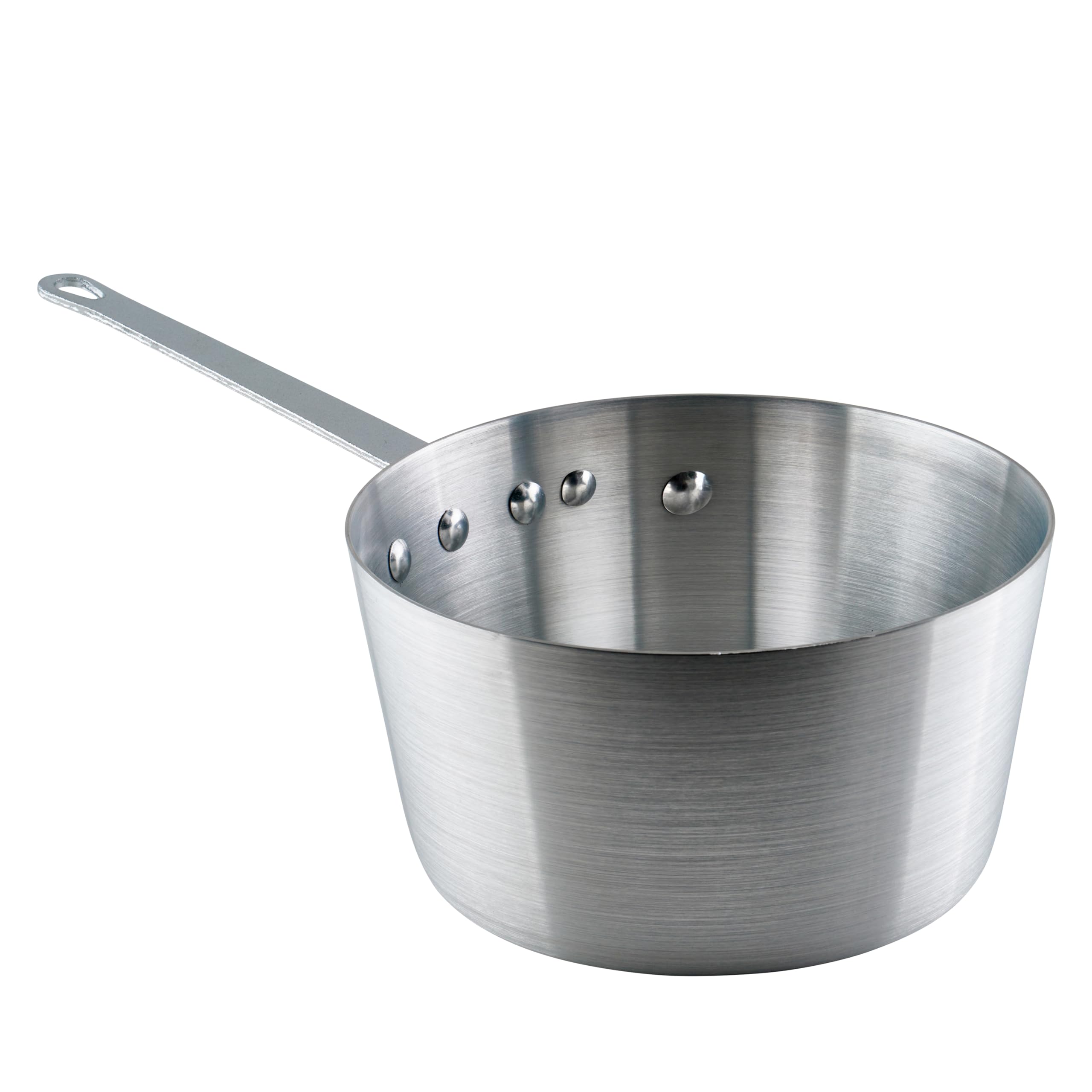 Winco Heavy-Duty Aluminum Tapered Sauce Pan, 3mm, 4.25 Quart