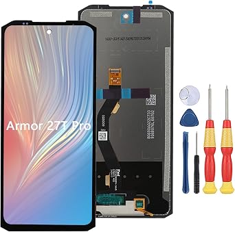 LCD Display Compatible with Ulefone Armor 27 / Armor 27 Pro/Armor 27T / Armor 27T Pro LCD Display Touch Screen Assembly Repair Replacement Parts with Tools