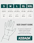 Kebada W2 Gants de travail de sécurité pour les hommes femmes, Gants enduits nitrile, compatibles avec l'écran tactile