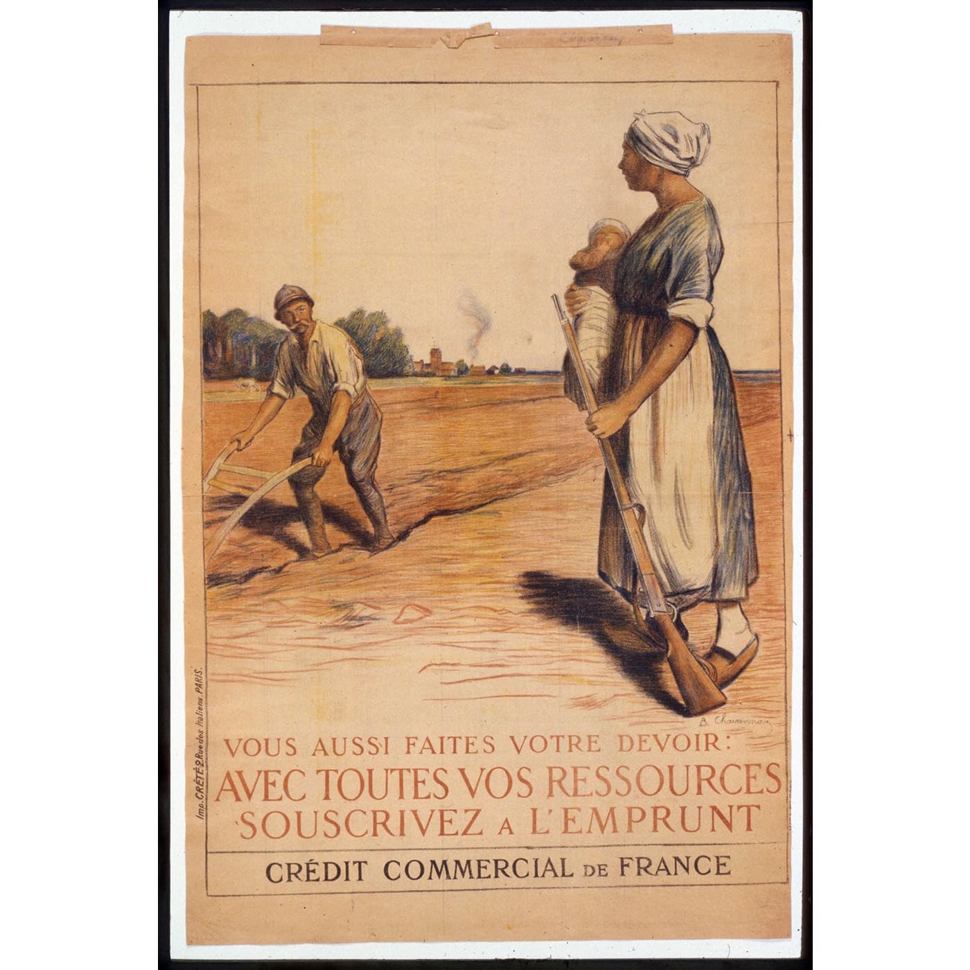 Impression giclée roulée pour habiller un mur vide avec style agricole vintage - 2