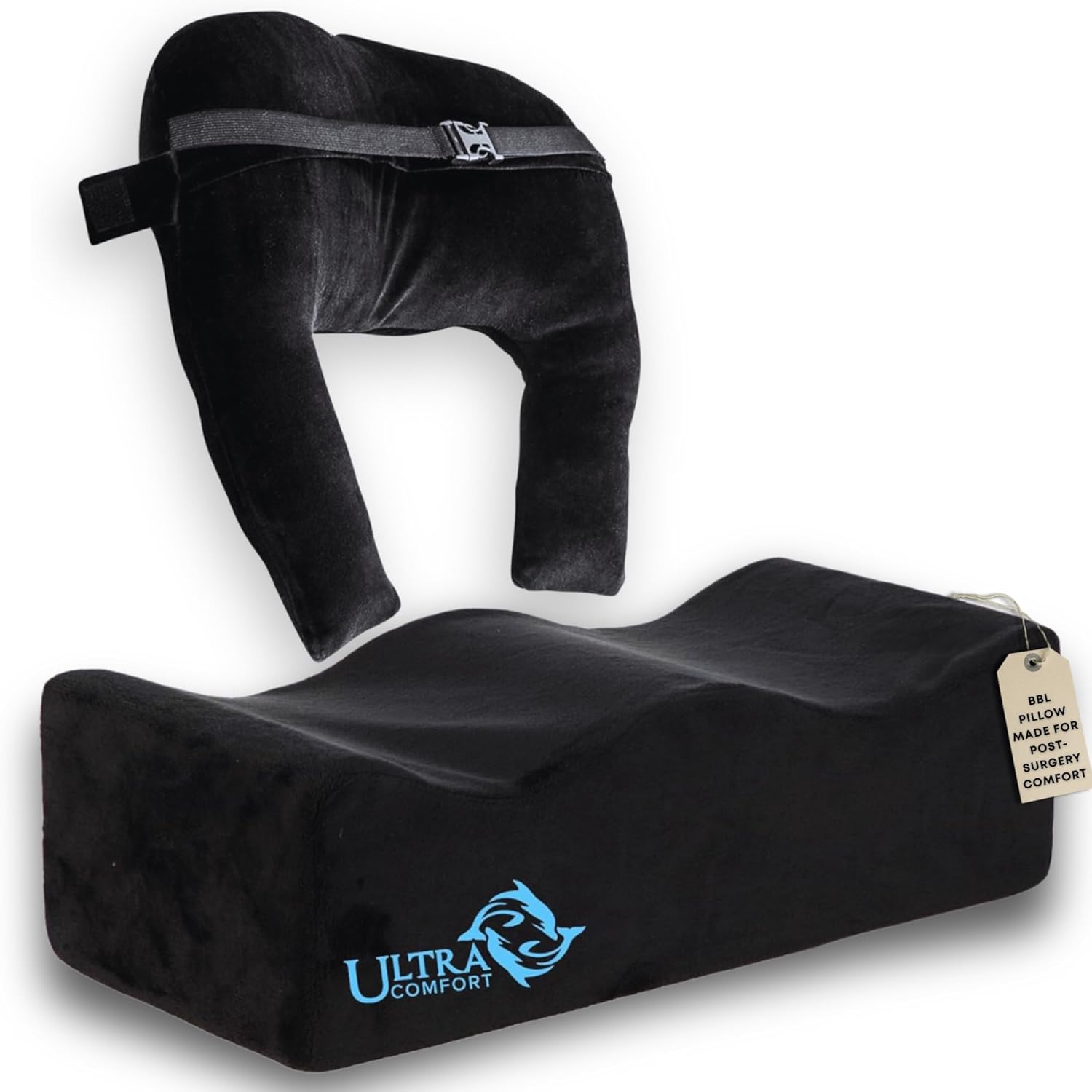 ultra comfort BBL Pillow with Back Support Cushion, Patented BBL Recovery Must Haves, Almohada BBL Brazilian Butt Lift Pillow, Cojin BBL Back Support Pillow, Tummy Tuck Recovery Must Haves
