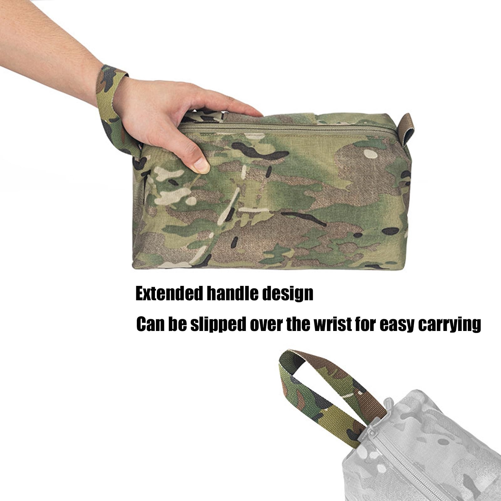 Set da 3 Cubi da Viaggio Tattici Impermeabili, Organizer da Viaggio Modulare Ad Ampia Capienza per Riporre Oggetti In Valigie e Zaini, per Campeggio Escursioni e Viaggi(Green)