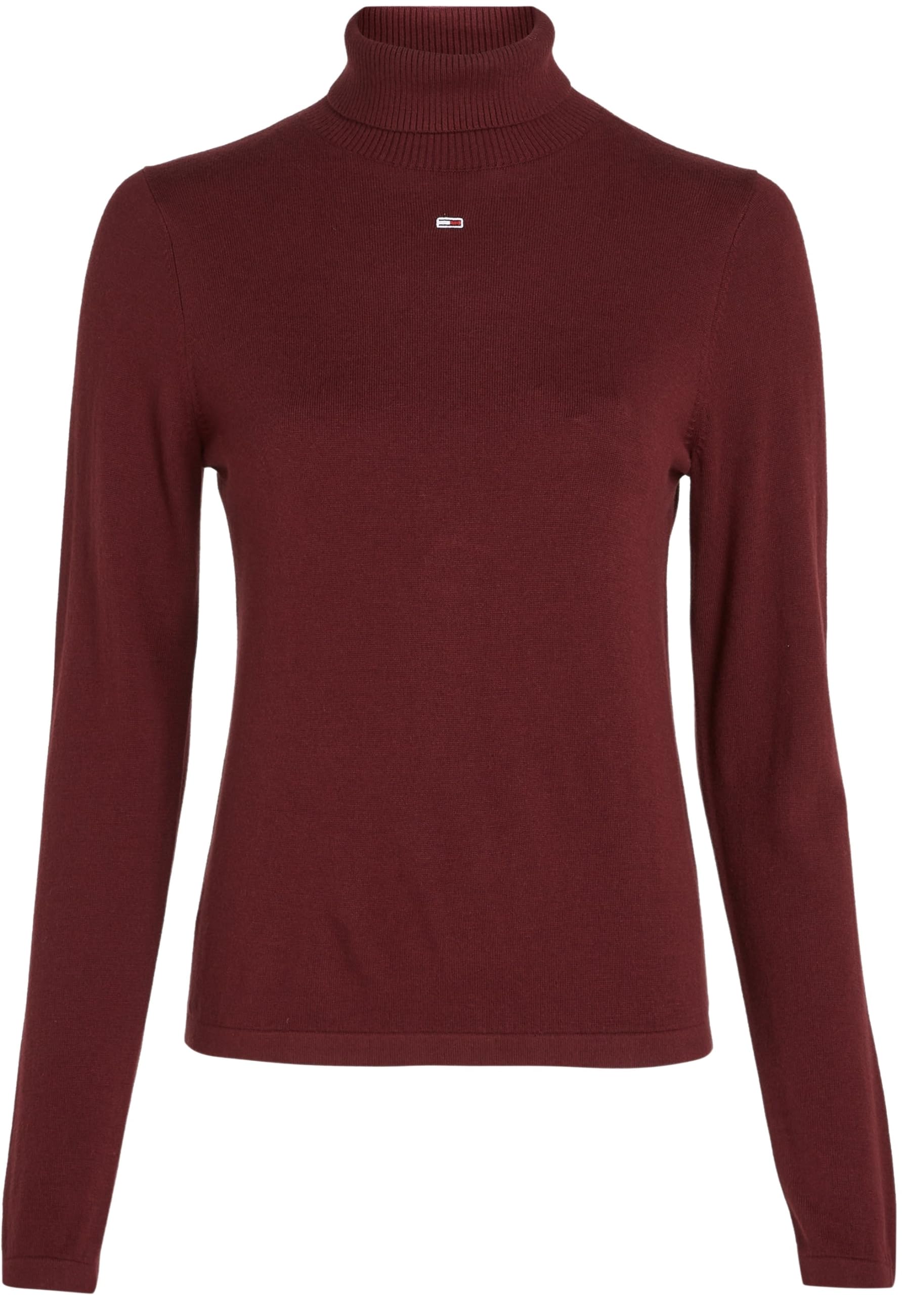 Tommy Jeans Damen Langarmshirt Essential Mock-Kragen