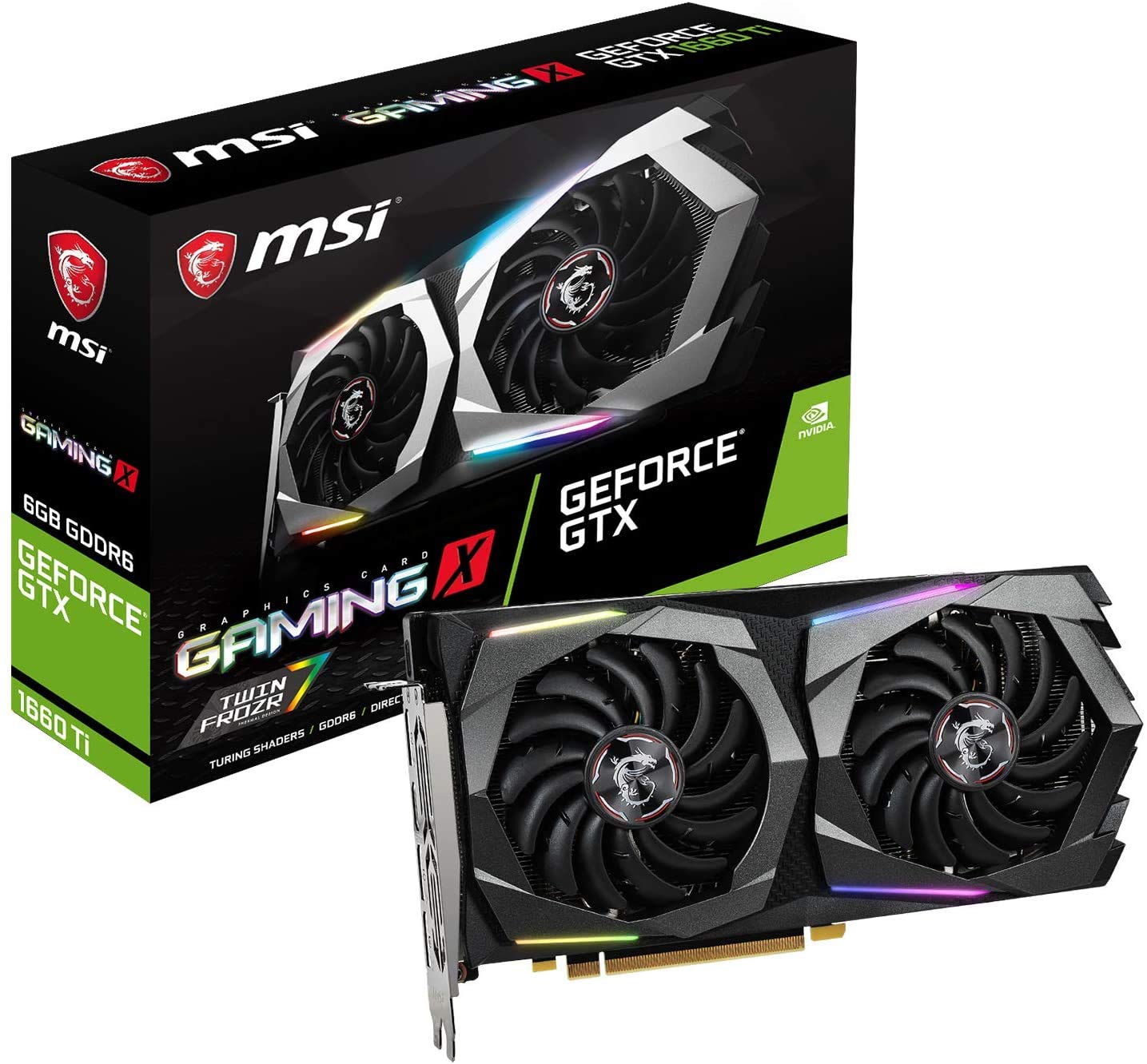 Amazon | MSI GeForce GTX 1660 Ti GAMING X 6G グラフィックスボード  