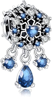 Annmors Charms for Pandora Bracelets, 925 Sterling Silver Snowflake Santa Clause Tree Bead Dangle for Women Jewelry Making, Gifts On Christmas Day for Mom Friend Daughter Sister Fmaily Aunt Wife Grandma GrandDaughter
