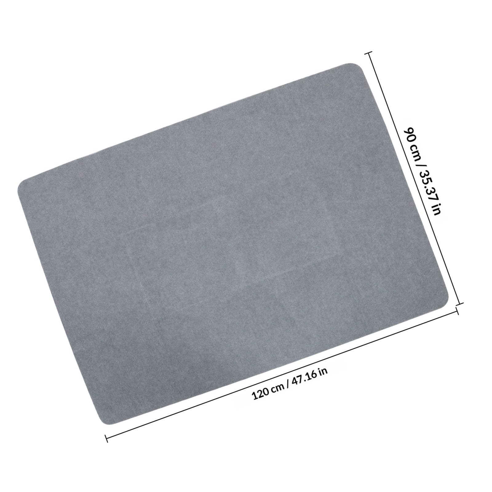 Tapis de Polyester Chaise Antidérapant en Bureau Gaming | Protection du Sol, Base Non Glissante, Douceur Supplémentaire, Style Simple et Chic, pour Chaise de Bureau