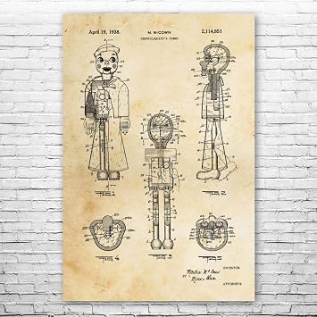 Ventriloquist Dummy Poster Print, Ventriloquism Gifts, Puppet Art Print, Comedian Gift, Vintage Puppet, Puppet Wall Art Vintage Paper 8 inch x 10 inch