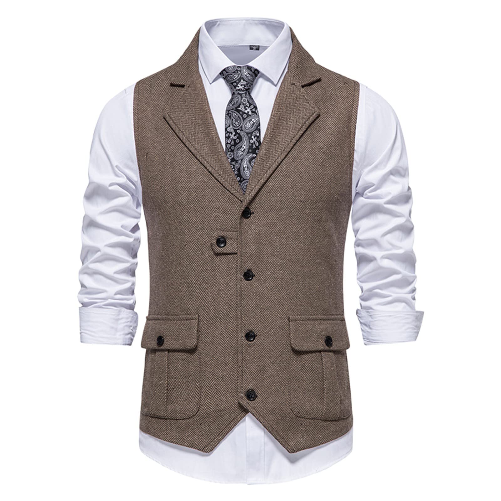 Gilet da uomo, nero, 3XL, gilet da uomo, elegante, blu, con papillon