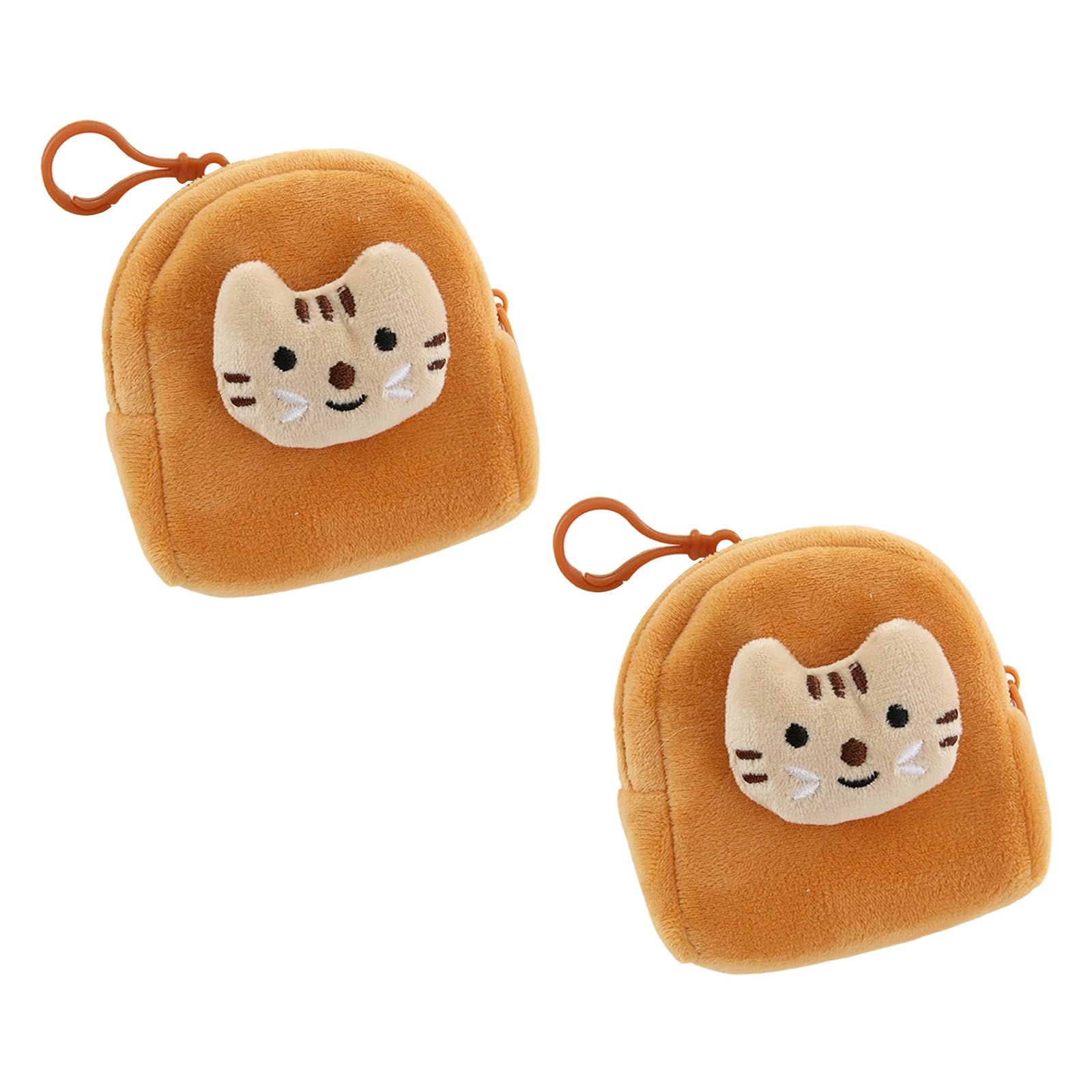 Elnwnnkc Round Plush Coin Bag Everyday Carry Essential Miniature Size for Small Item Storage Miniature Pouches