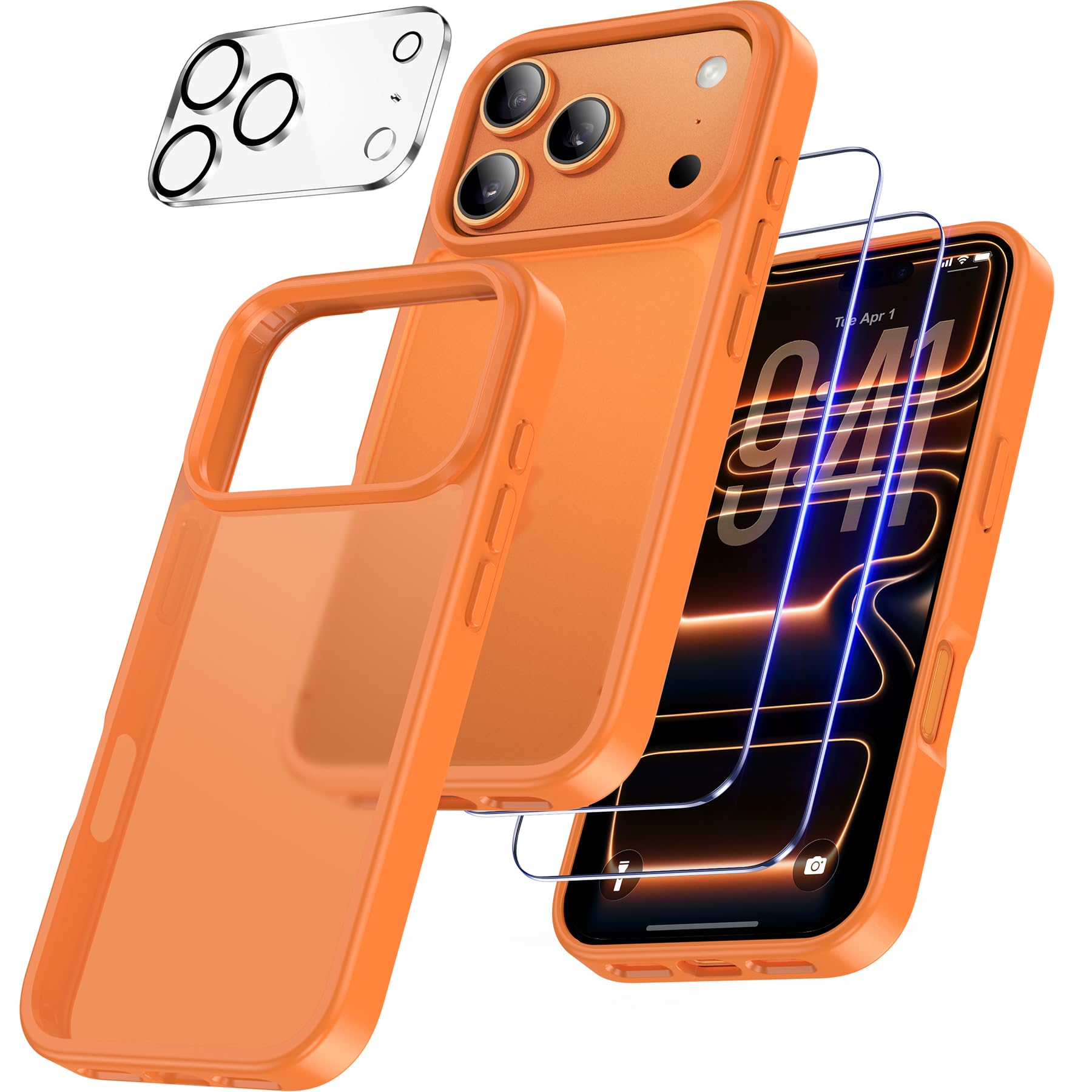 FLLAO 4 en 1 Funda para iPhone 15 con 2 Protector Pantalla y 1 Protector Lente Cámara, [Almohadilla de Aire integrada] Antigolpes Antiarañazos Carcasa 6,1 Pulgadas, Transparente — view 125