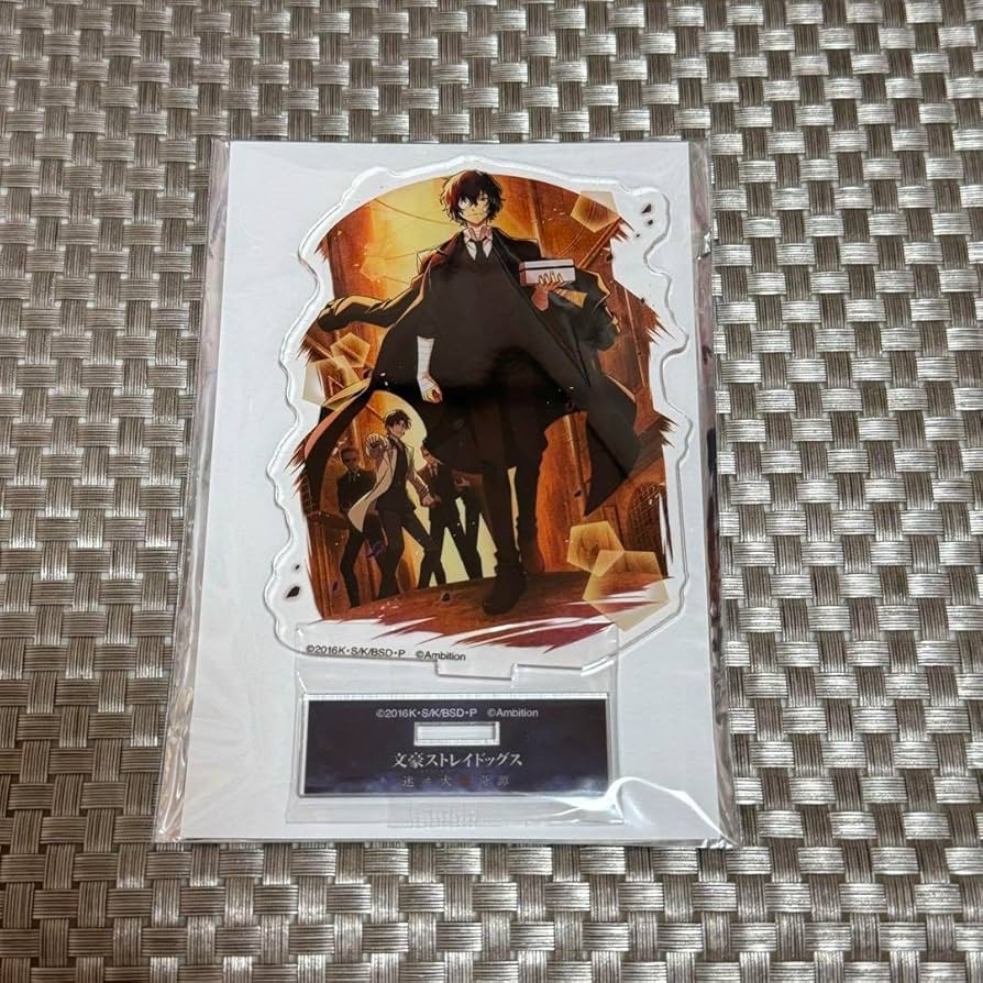 文豪ストレイドッグス 太宰 コラボカフェ本舗 文マヨ アクリルスタンド 文豪ストレイドッグス 太宰 コラボカフェ本舗 文マヨ アクリルスタンド