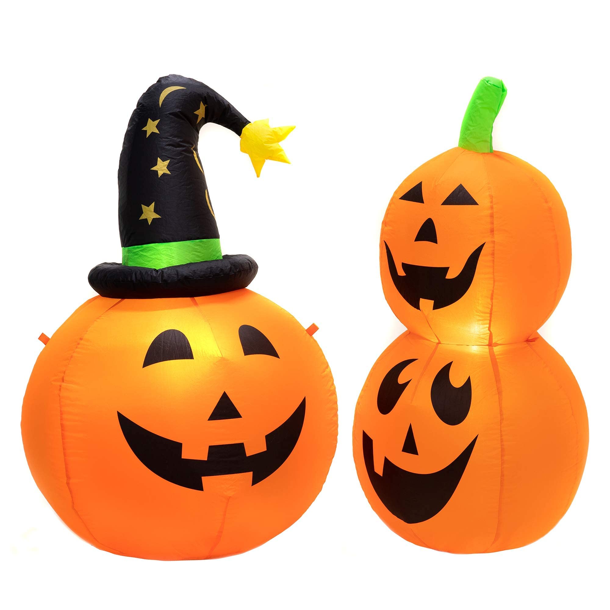 VarmaxHalloween Inflatable Pumpkin 2pcs
