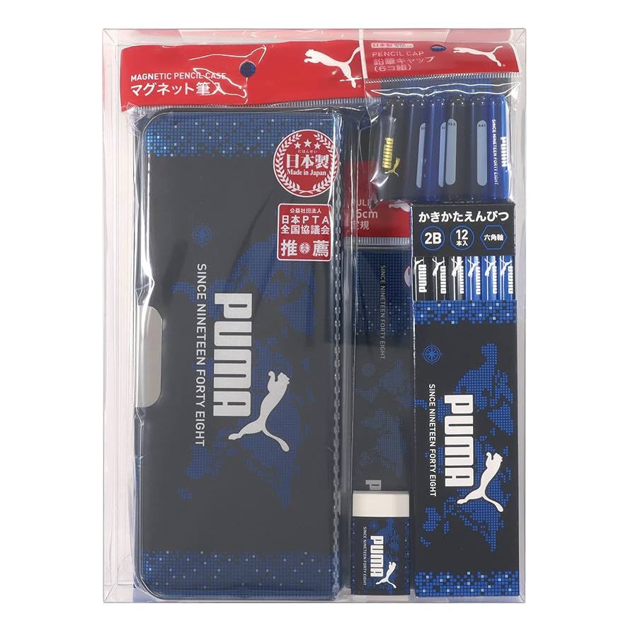 ぺんいれ Amazon | クツワ プーマ ペンケース ヘザーカラー パープル