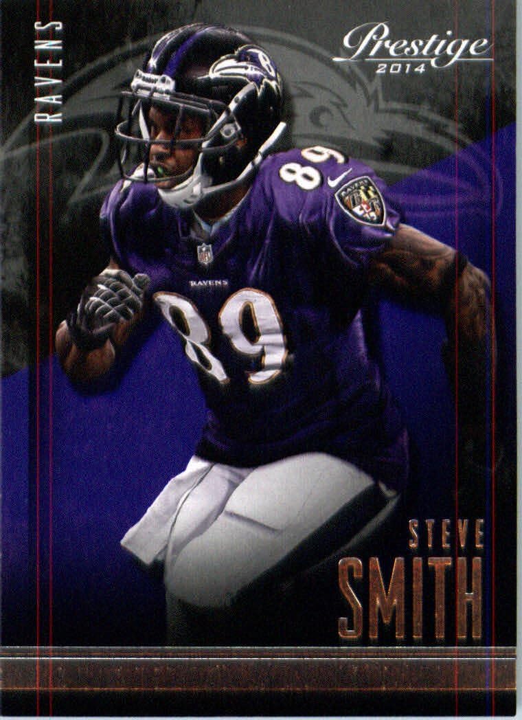 2014 Panini Prestige Football Card # 31 Steve Smith Sr. Baltimore Ravens