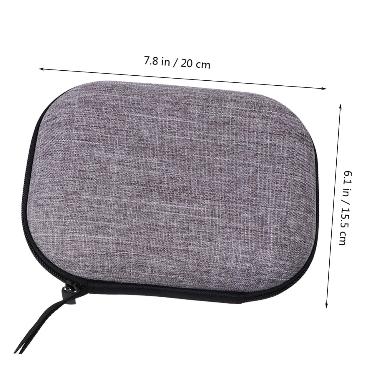 Hemobllo 3piezas Funda De Almacenamiento para Auriculares Organizador De Auriculares Estuche De Viaje Compatible De Protección De Algodón y Lino