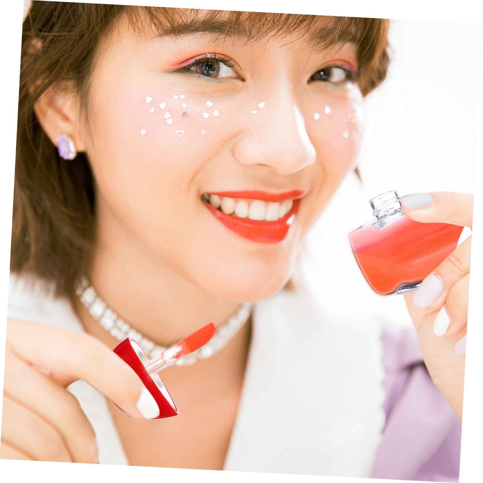 Healvian 60stücke Diy Herzform Lipgloss Röhrchen Leere Lip Balm Flaschen Für Kosmetik Für Diy-projekte Langlebig Und Auslaufsicher Für Kreative Anwendungen