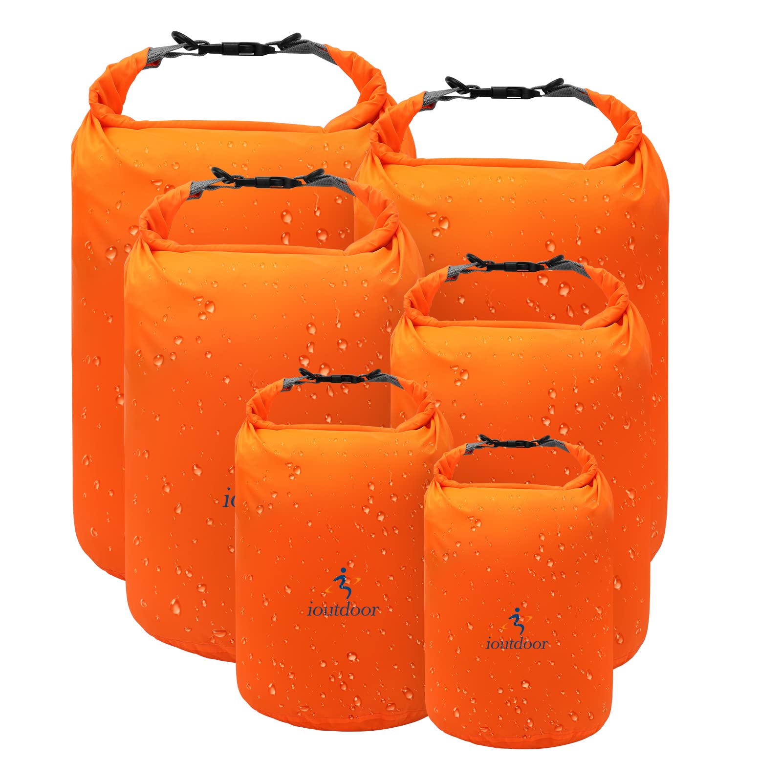 Sac Étanche Imperméable Léger 3 Paquets 2L 5L 10L Gardez l'équipement Propre et Sec,Sac Sec Petit Grand pour Kayak,Plage,Rafting,Randonnée,Natation,Camping,Canoe,Ski,Planche à Neige