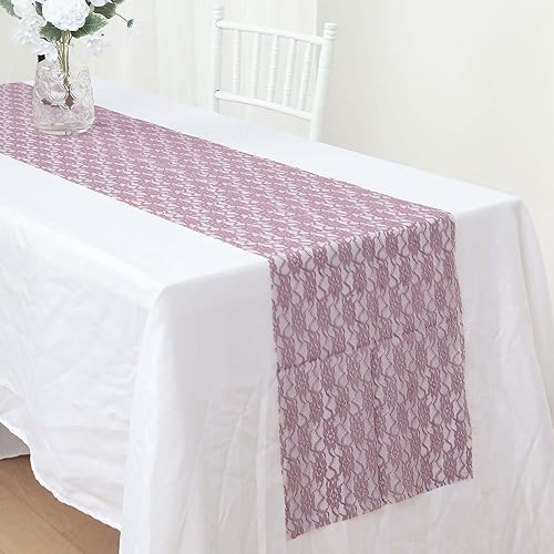 Miniatura 17 de Efavormart Jolly Good - Camino de mesa de encaje de alta calidad para bodas, fiestas de cumpleaños, banquetes, decoración, ajuste rectangular y mesa